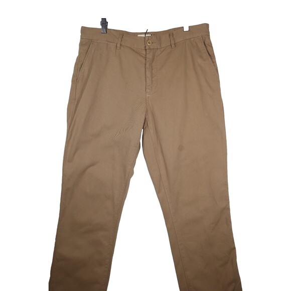 Taylor Stitch Khakis Pants Brown Tan Foundation Democratic Huckleberry 34 x 32 - Picture 3 of 9